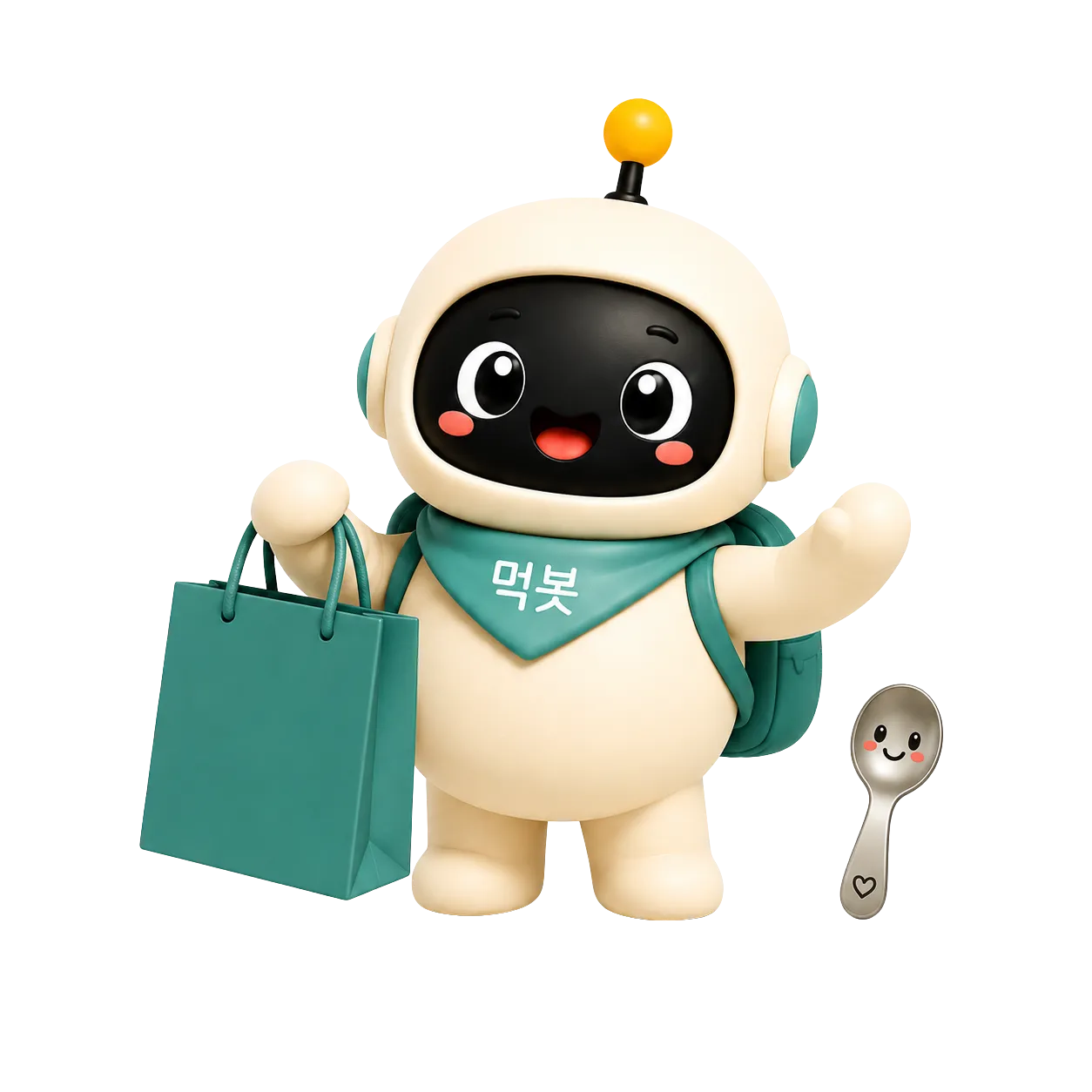 쇼핑백을 든 먹봇